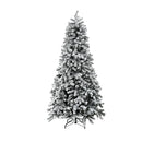 Christmas Tree Snow Flocked Led Xmas Decoration 8 Light Modes