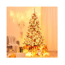 Christmas Tree With Branch Tips And Led Lights