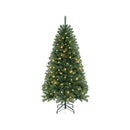 Christmas Tree With Pvc Branch Tips And Warm White Led Lights