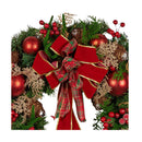 Christmas Wreath Berries And Baubles