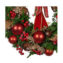 Christmas Wreath Berries And Baubles