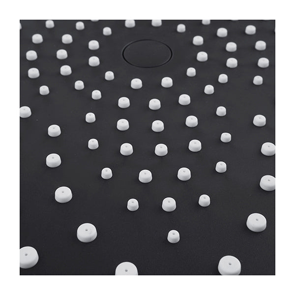 10 Inch Round Rainfall Bathroom Showerheads Abs Plastic Chrome