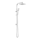 Chrome 10 Inch Shower Head Set Square Handheld Head Wels High Pressure