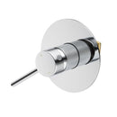 Chrome 13 Inch Twin Rain Shower Head With Shower Mixer Rail