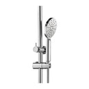 Chrome 300Mm Stainless Shower Twin Heads Set 3 Functions Rain Mixer