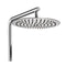 Chrome 300Mm Stainless Shower Twin Heads Set 3 Functions Rain Mixer