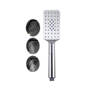 12 Inch Shower Head Set Round 3 Mode Handheld Head With Shower Taps