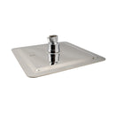 8 Inch Shower Head Square Chrome Gooseneck Shower Arm Stainless Steel