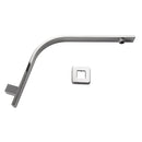 8 Inch Shower Head Square Chrome Gooseneck Shower Arm Stainless Steel