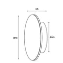 Circo 15 Wall Mounted Disk Light
