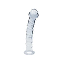 Clarity Seraphic Spiral 16 Cm Glass Dildo Clear