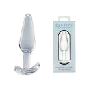 Clarity Utopian Floret Clear 11 Cm Glass Butt Plug