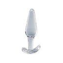 Clarity Utopian Floret Clear 11 Cm Glass Butt Plug