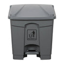 Cleanlink Rubbish Bin With Pedal Lid Grey