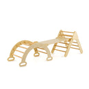 7 In 1 Wood Triangle Climbing Toys For Toddlers
