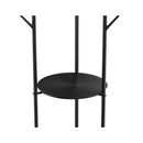 Coat Rack Clothes Stand 8 Hook Organizer Black