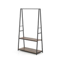 Clothes Rack With 2 Shelves And S Hooks