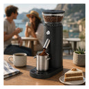 Coffee Grinder USB Rechargeable Timer Memory 60 Settings Black