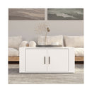 Coffee Table White 80X50X36 Cm Engineered Wood