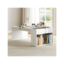 Coffee Table With Double Layer Storage Space Modern Center Table