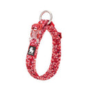 Floral Dog Collar Red