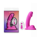 Colours Curve 126Mm Rechargeable Vibrating Dildo With Wireless Remote
