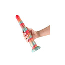 Colours Stacked 12 Inches Dildo Red Gold