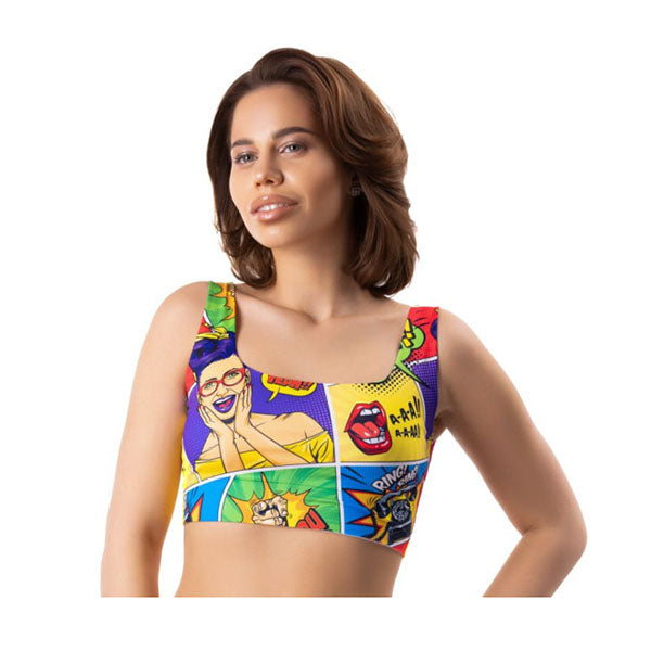 Comics Insta Crop Top