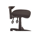 Commercial Grade High Back Ergonomic Operator Chair Black Fabric