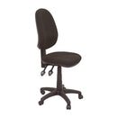 Commercial Grade High Back Operator Chair Black Fabric