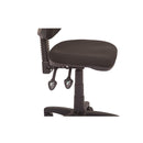 Commercial Grade High Back Operator Chair Black Fabric