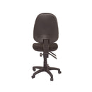 Commercial Grade High Back Operator Chair Black Fabric