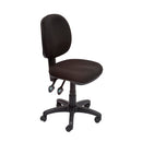 Commercial Grade Medium Back Operator Chair Black Fabric