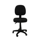 Commercial Grade Medium Back Operator Chair Black Fabric