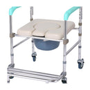 Orthonica Commode Chair With Castors