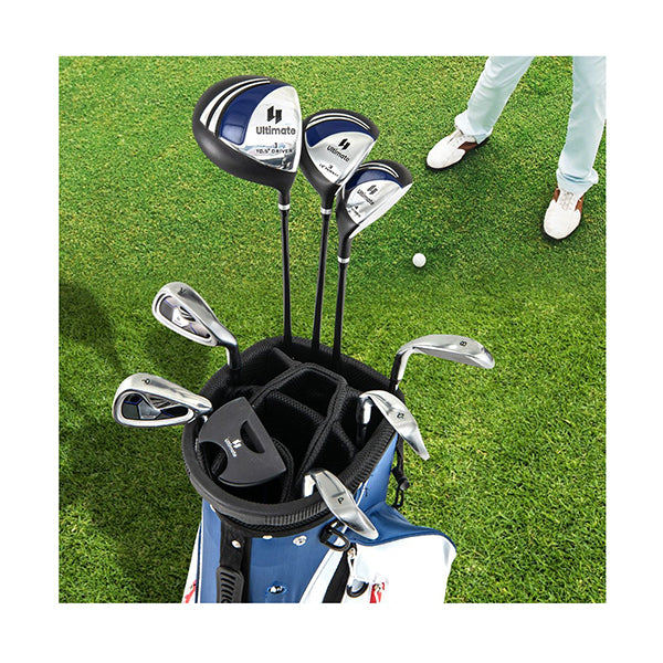 Complete Golf Club Package Set With Oversize Aluminum Driver