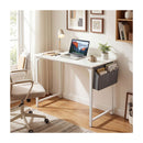 Computer Desk Industrial Study Writing Desk With Storage Bag