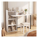 Computer Desk With Charging Station And Ergonomic Monitor Stand White
