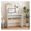 Computer Desk With Magnetic Bulletin Board And Adjustable Shelf