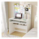 Computer Desk With Magnetic Bulletin Board And Adjustable Shelf