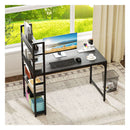 Computer Desk With Power Strip Black