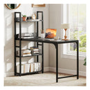 Computer Desk With Power Strip Black