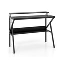 Space Saving Computer Desk With Monitor Stand And Extra Storage Shelf