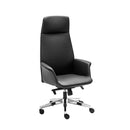 Concord Genuine Leather High Back Executive Chair Black