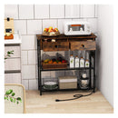 Console Table With Charging Station For Living Room Or Entry Coffee