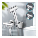 2 Functions Handheld Toilet Bidet Sprayer Dual Control Cistern Cock