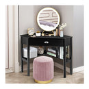 Corner Computer Desk With Drawer And Shelves For Office