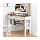 Corner Computer Desk With Drawer And Shelves For Office