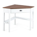 Corner Computer Desk With Drawer And Shelves For Office