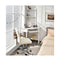 Corner Computer Desk With Hutch For Study And Writing White